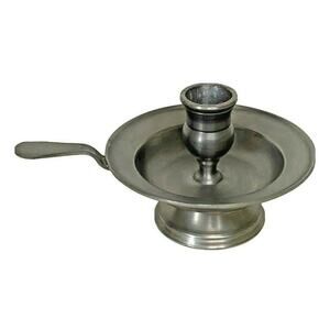 Vintage Kunstvol Koperwerk Souvenirs ETAIN 92% Pewter Candleholder Van Der Wee